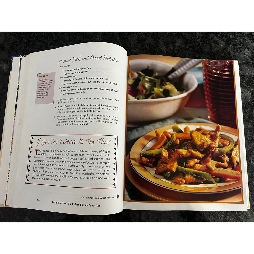 VTG Betty Crocker Fix-It-Fast Family Favorites‎ Cookbook Over 400 Great Recipes